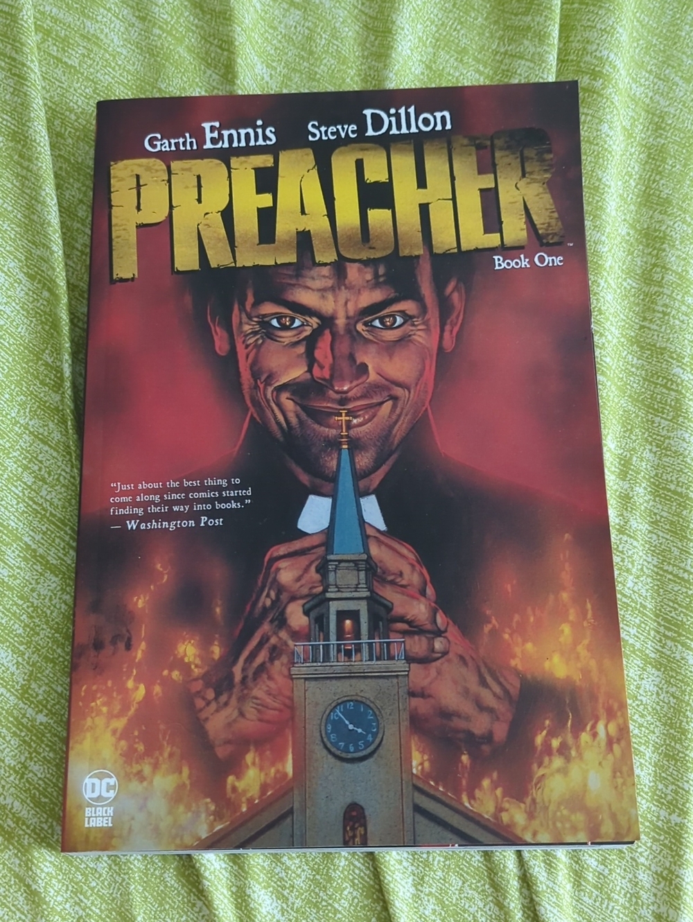 DC Preacher Book One Graphic Novel - Red & Gold
